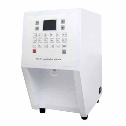 Commercial Powder Dispenser Machine 3.5L Electric Automatic Stainless Steel White
