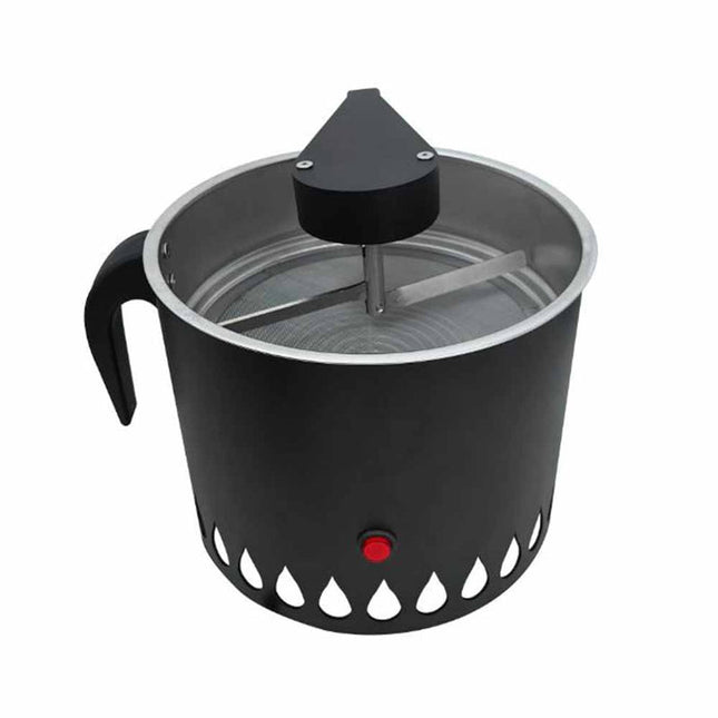 Compact Electric Coffee Bean Cooler 600g Auto-Rotating Stainless Steel Surface Black