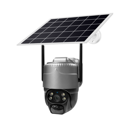 Solar-Powered Outdoor PTZ Security Camera with SIM & WiFi, Remote Viewing and Smart Alerts