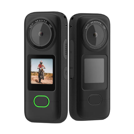 Rechargeable 4K Action Camera with Anti-Shake WiFi and 1.4-Inch Rotating Screen