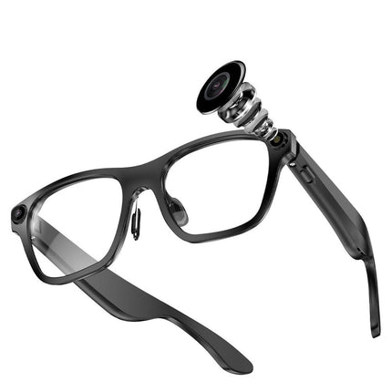 Smart Glasses with Bluetooth Noise-Cancelling Mic AI Features & LED Visibility