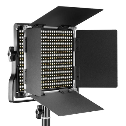 Portable 660-LED Studio Light Panel with Durable Alloy Frame & AC Power