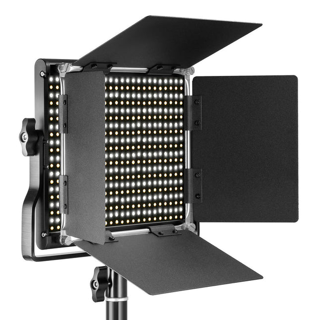 Portable 660-LED Studio Light Panel with Durable Alloy Frame & AC Power
