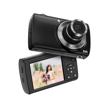 Compact High-Resolution Video Camera with Advanced Photo Capture and LCD Screen