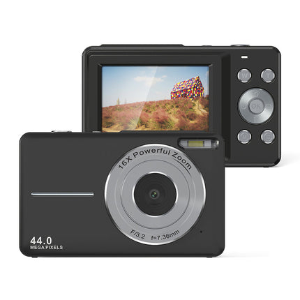 Compact Full HD Digital Camera with 44MP Photo Output and Extended Battery Performance