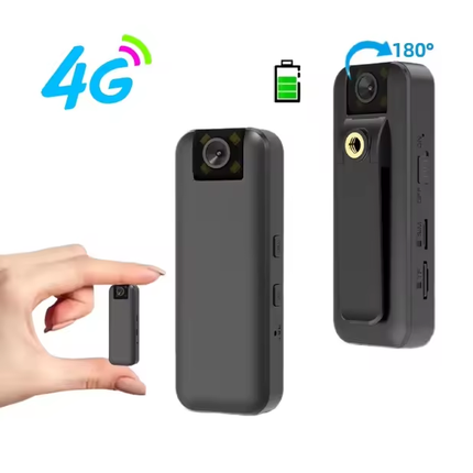 1080P HD Wearable Body Camera with Night Vision Wide Angle Lens and Long Battery Life Black