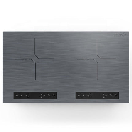 2-Burner Induction Cooktop with Touch Controls, Adjustable Heat, and Durable Glass Surface