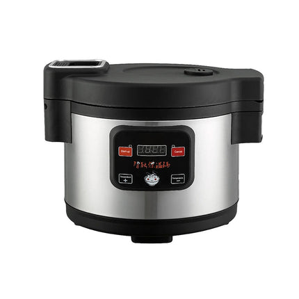 19L Restaurant Rice Cooker Commercial Electric Pot with Keep-Warm Function