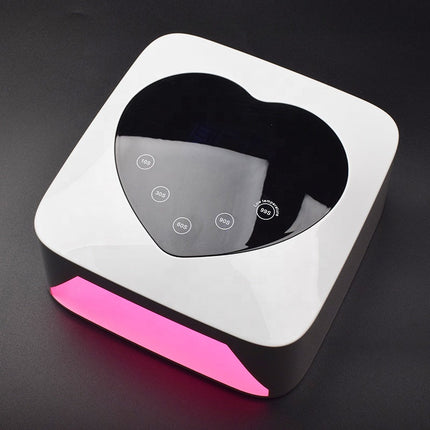 Dual-Light 72W UV LED Nail Lamp Portable Gel Curing Device for Home or Salon