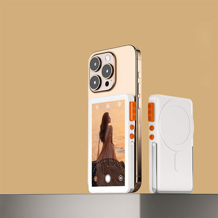 Lightweight Vlog Monitor Screen for Smartphones with Adjustable Brightness