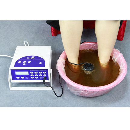 Rechargeable Ionic Foot Spa Detox Machine 60W Compact Home Wellness Device