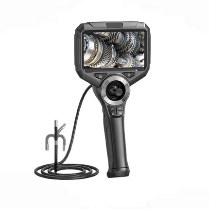 Portable HD Inspection Camera with 5-Inch Screen – IP67 Mini Borescope, 6mm Probe, Built-In 3000mAh Battery