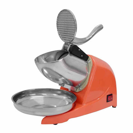 Heavy Duty Electric Ice Crusher 250W Portable Snow Cone & Slush Maker – Stainless Steel, 650mL