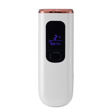 Portable IPL Hair Removal Device with Ice Cooling, Adjustable Intensity & Long-Lasting Flash