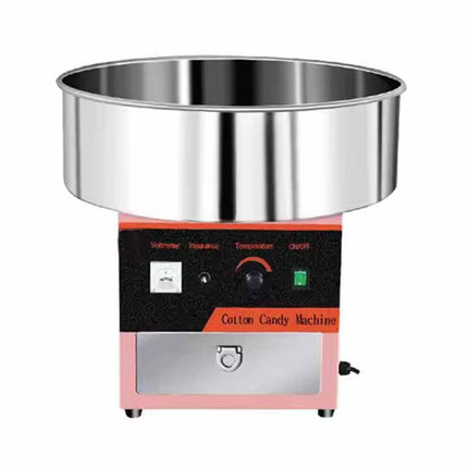 Compact Tabletop Cotton Candy Maker Commercial-Grade with Fast Sugar Spinning Operation