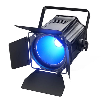 Professional 200W RGB UV COB Stage Par Light with Barn Doors for Live Shows and Events