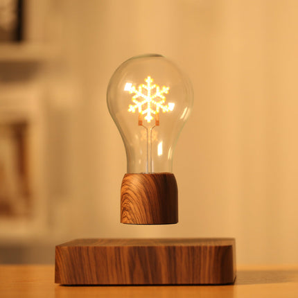 Magnetic Levitating LED Lamp with Artistic Filament & Touch Sensor Base
