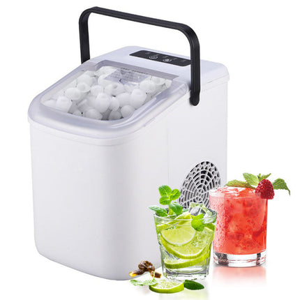 Portable 1.1L Mini Ice Maker – Compact Countertop Bullet Ice Cube Machine for Home & Office