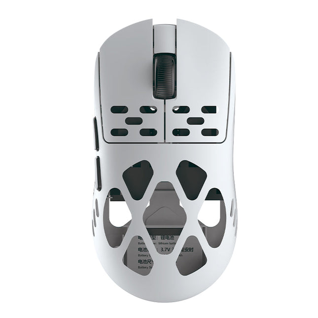 Rechargeable Wireless Gaming Mouse with Optical Tracking and Custom Buttons