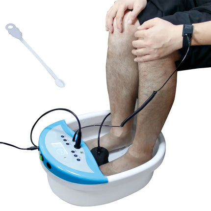 Cordless Ionic Foot Detox Bath Machine with Infrared Heating Belt 60W Home Wellness