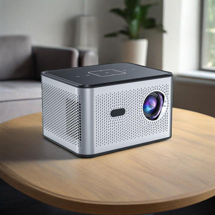 Portable Smart Projector 720p HD, 180 ANSI Brightness, Electric Focus, Wireless Casting & DVB-T2