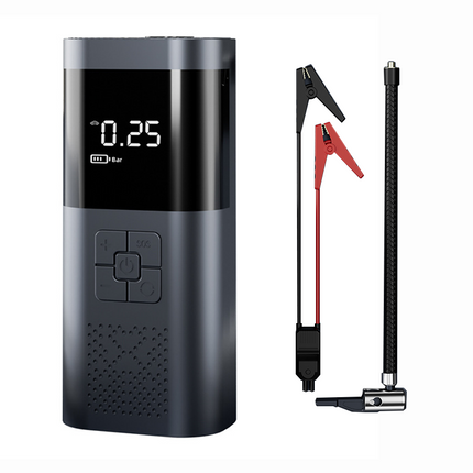 Mini 12V Car Jump Starter 400A with Tyre Inflator & Cordless Power Bank