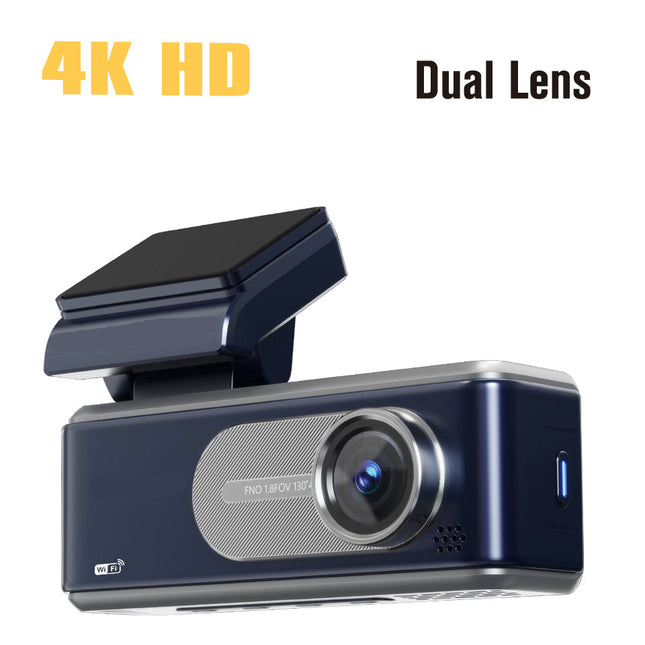 4K Front & 2.5K Rear Dual Dash Camera with WiFi, 3.2 Inch Display, Parking Monitor & Loop Recording