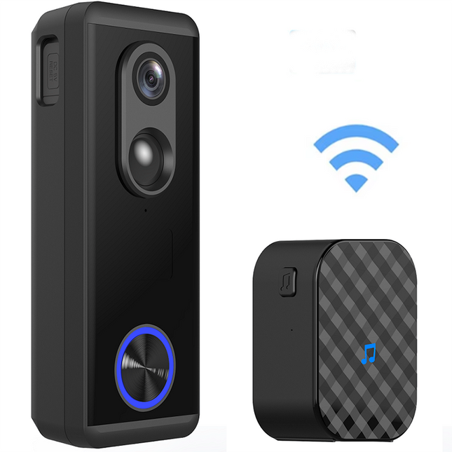 Wireless 5MP Video Doorbell Camera with PIR Motion Alerts, 2-Way Talk & 4-6 Month Battery Life