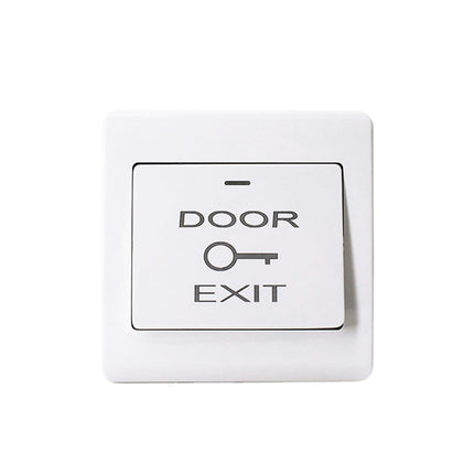 Access Control Exit Button Switch with NO/COM Relay DC12-36V Flame Retardant Panel