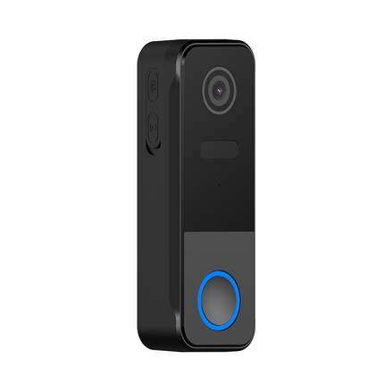 Wireless IP65 Waterproof Video Doorbell with PIR Motion Detection, Two-Way Audio & 5200mAh Rechargeable Battery