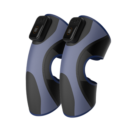 Rechargeable Knee Massage Belt with Heating Levels, Vibration Settings and LED Light Design