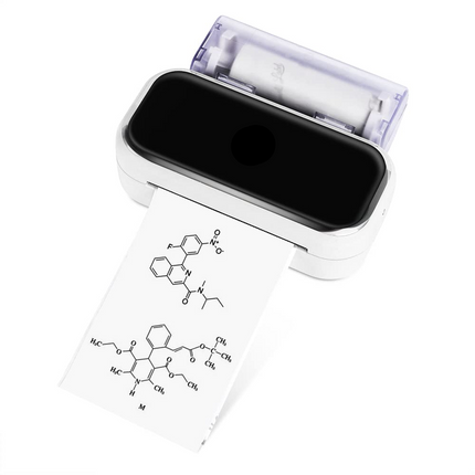 Portable Bluetooth Thermal Printer with 2200mAh Battery and 20mm/s Printing Speed