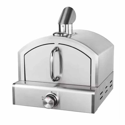 12” Compact Stainless Steel Pizza Maker – Gas & Electric Powered Outdoor Oven