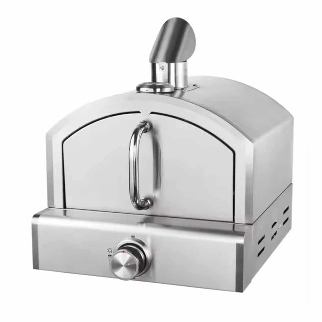 12” Compact Stainless Steel Pizza Maker – Gas & Electric Powered Outdoor Oven