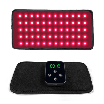 Portable Infrared Relaxation Belt Adjustable Timer Brightness Red Light Black