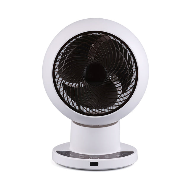 Compact Smart Standing Fan with Adjustable Speeds and Quiet Airflow