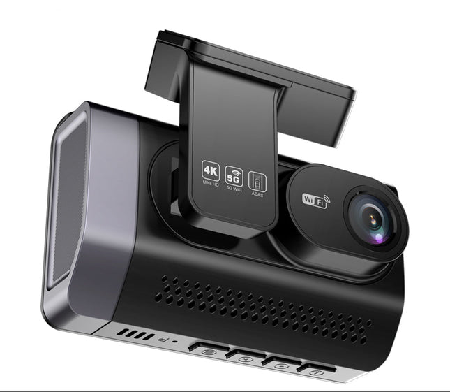 Dual Lens 4K Dash Camera with 2.5K Rear Camera, WiFi, 24 Hour Parking Monitor and G-Sensor