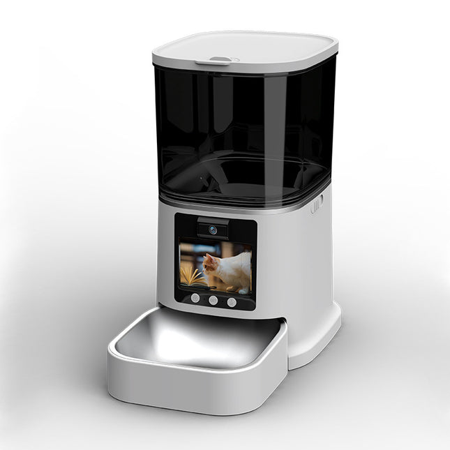 Automatic Pet Feeder 5L with Camera, App Remote Control & Two-Way Video Call for Cats and Dogs