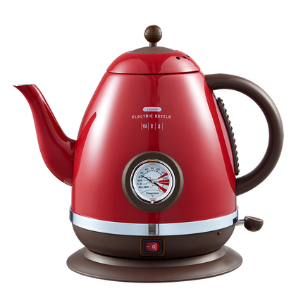 1.5L Stainless Steel Electric Kettle with Thermometer, 1500W Fast Boil & Auto Shut-Off