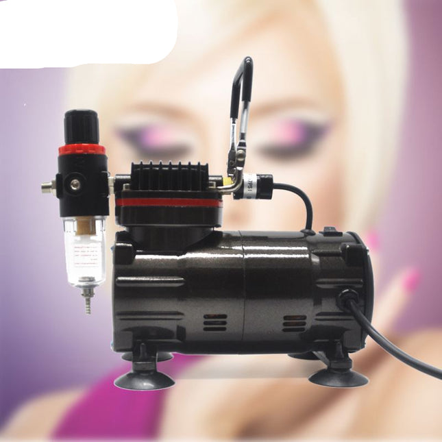 Portable Nail Art Airbrush Compressor Kit 65 Bar High Pressure System