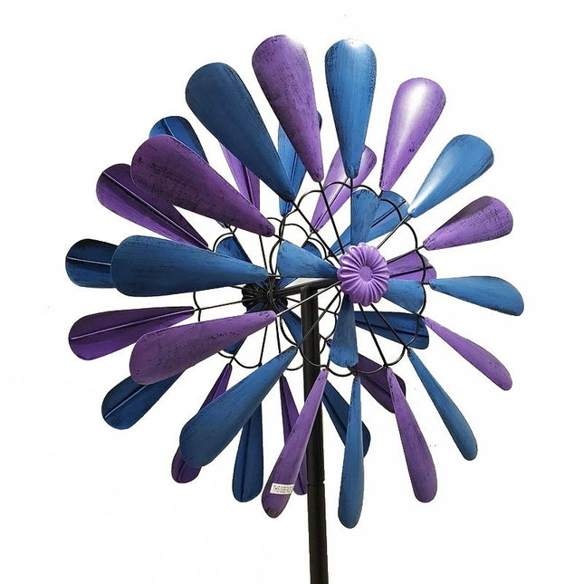 Large 3D Metal Wind Spinner for Yard Patio Outdoor Decoration