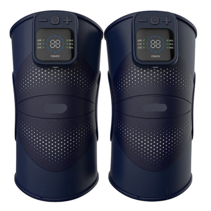 Portable Rechargeable Vibration Support Wrap with Smart Temperature Control and LED Display