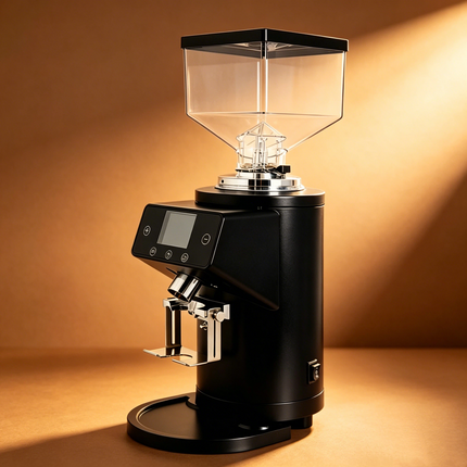 Commercial Coffee Bean Grinder with 100mm DLC Flat Burrs, 800W Motor and Large Hopper