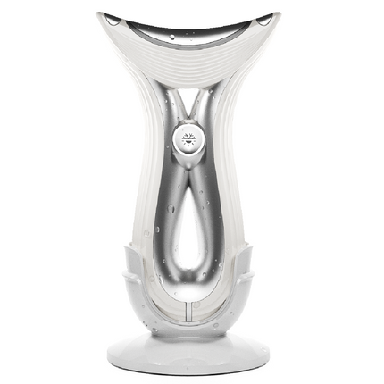 Portable EMS Neck Therapy Massager with Heating & Cooling Modes Rechargeable White