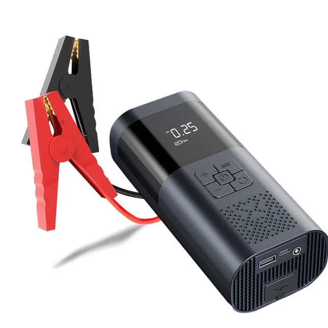 2-in-1 Cordless Car Jump Starter with 7200mAh Power Bank and 150PSI Air Compressor, 12V 400A
