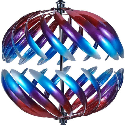 3D Kinetic Metal Wind Spinner Outdoor Garden Ornament Yard & Lawn Décor