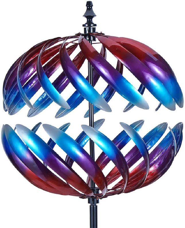 3D Kinetic Metal Wind Spinner Outdoor Garden Ornament Yard & Lawn Décor