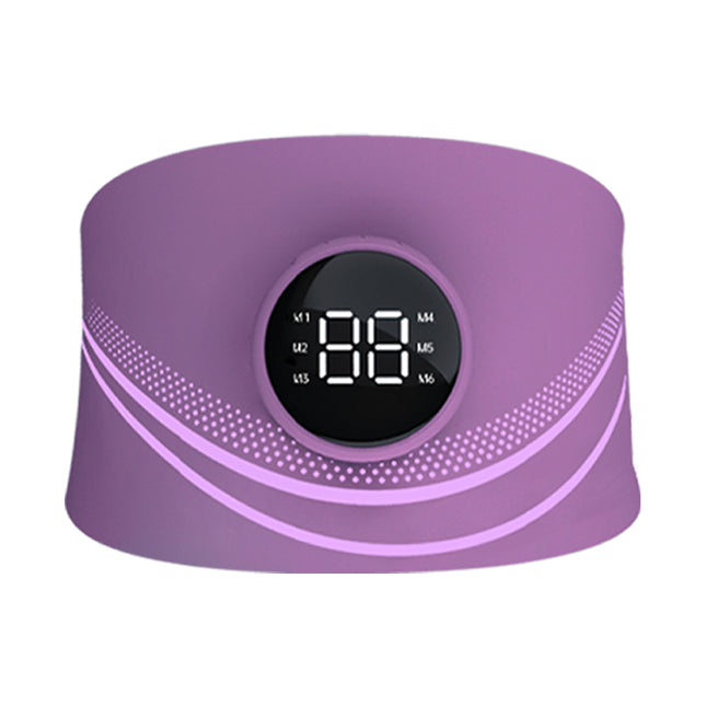 Rechargeable Cordless EMS Waist Massage Belt with Warm Compress and Adjustable Intensity