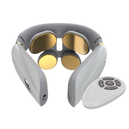Portable Neck Massager Rechargeable with Heat Vibration and TENS Relaxation for Relaxation