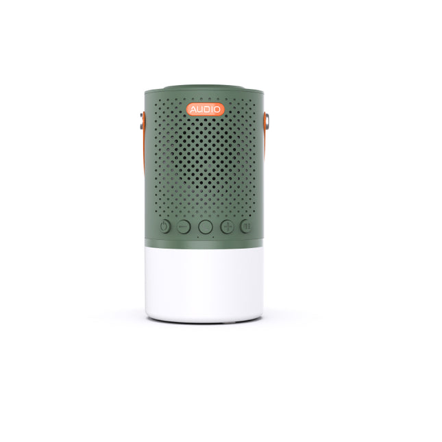 Portable Bluetooth Speaker with Wireless Charging, RGB Lights, IP66 Waterproof & 15H Playtime